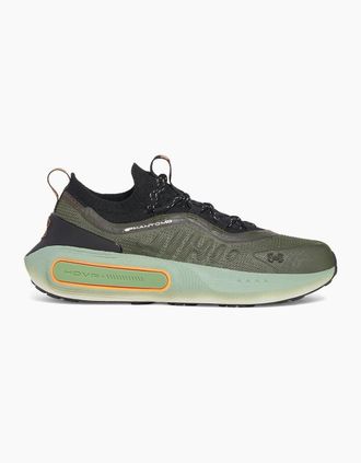 Under Armour Mens Phantom 4 Lace-Up Sock Trainers - Green - Size: 6.5