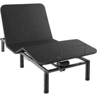 TecTake Tocador moderno con espejo, caj&oacute;n ancho y 4 estantes blanco