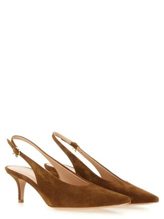 Gianvito Rossi Hohe Schuhe - Robbie Slingback - Gr. 36 (EU) - in Braun - f&uuml;r Damen