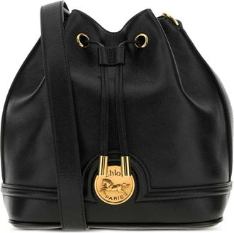 Chloé Borsa a secchiello in pelle - Nero