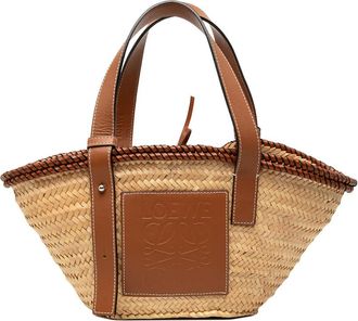 Loewe Pre-owned Loewe Small Raffia Anagram Basket Tote Ladies M3JFVEPVA6S9R7GV