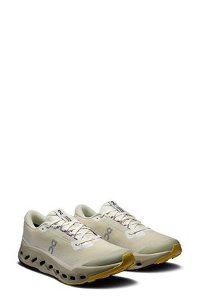 On Cloudsurfer Trail 2 Waterproof Trail Running Shoe in Ghost/Chalk at Nordstrom, Size 10.5