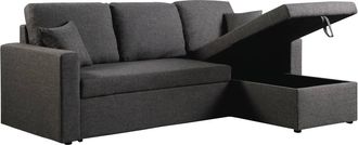 Habitat et Jardin Habitat Et Jardin - Sof&aacute; Esquinero Convertible alain - 3 Plazas - Gris