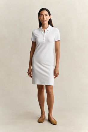 GANT Women Shield Piqu&eacute; Polo Dress (XXL) WHITE