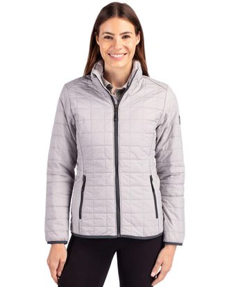Cutter & Buck Rainier PrimaLoft Womens Eco Insulated Full Zip Puffer Jacket