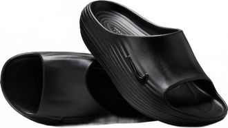 Nike Mens Reactx Rejuven8 Slide Sandals In Black/black/black