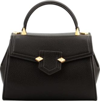 Pourchet Sevres Kleine Handtas - Dames - Handtassen - Zwart - ONE Size - Leer - Tassen