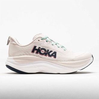 Hoka One One Womens Skyflow Running Shoes In Rose Cream / Alabaster
