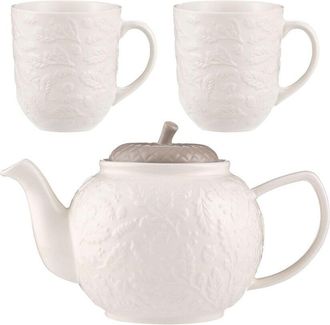 Price & Kensington Acorn 3Pc Teapot And Mugs