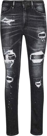 Dondup Jeans con effetto vissuto - Nero