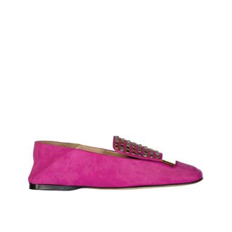 Sergio Rossi Calfskin Slip-On Womens Loafers