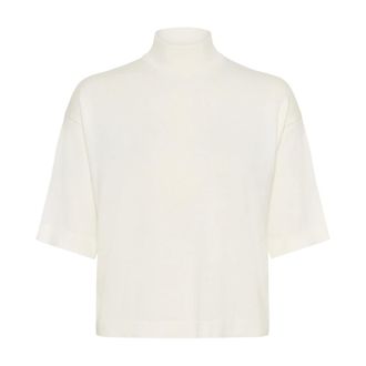 Kaffe KAlizza Dolcevita - - Knitwear - Donna - Bianco - XL