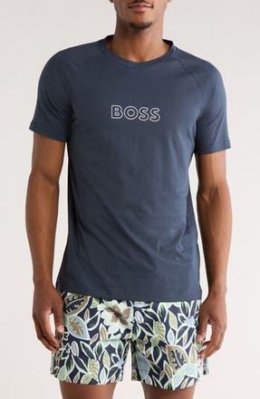 BOSS Slim Fit Logo T-Shirt in Navy at Nordstrom Rack, Size Xx-Large