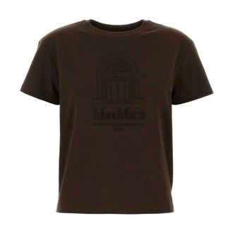 Max Mara T-Shirts, female, Brown, Size: XS Smmbella T-Shirt