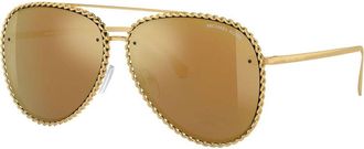 Michael Kors Gold Metal Womens Sunglasses