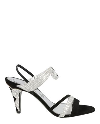 Valentino LUne Et LAutre Suede Sandals
