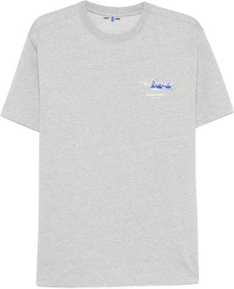 Ader Error T-shirt met logo-detail - Heren - T-shirts - Grijs - S - Katoen - Tops