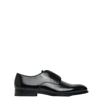 Doucal's Derby - Heren - Nette schoenen - Zwart - 41 1/2 EU - Leer - Schoenen