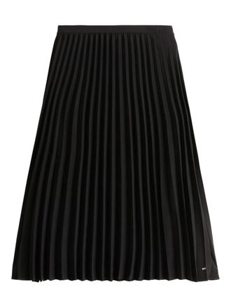 Tommy Hilfiger Gonna midi pliss&eacute; - Nero
