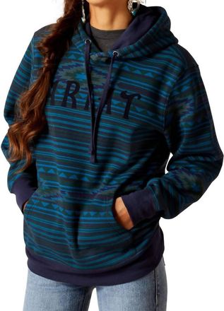 Ariat Womens Hood Sweatshirt In Dark River
