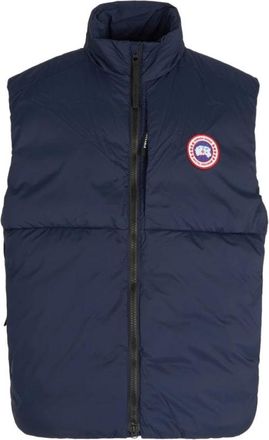 Canada Goose Navy Lodge Gilet Windbreaker Vest - Heren - Bodywarmers - Blauw - S - Jassen