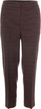Liu Jo Cigarette Broek - Dames - Chinos - Bruin - XL - Leer - Broeken