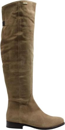 Scapa Wollie Over-knee Boot - Dames - Over de knie laarzen - Beige - 37 EU - Wol - Schoenen