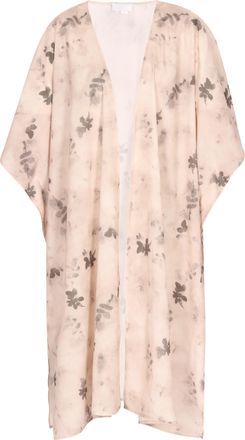 Usha Kimono Dames Beige Veelkleurig