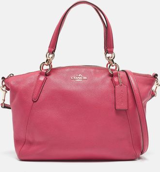 Coach Pink Leather Small Kelsey Satchel