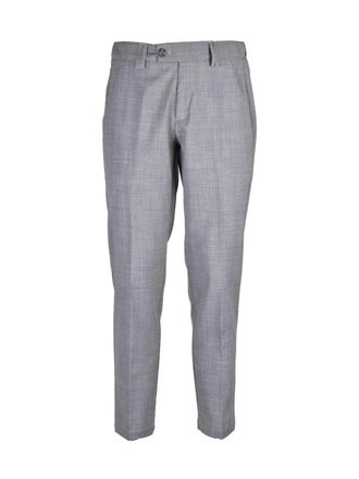 Emanuel Ungaro Wool Polyester Stretch Trousers - Grey