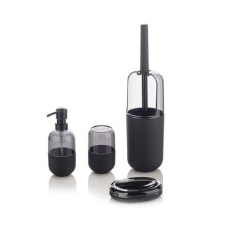 TFT Home Furniture Bath set 4 pieces BUBBLE, black