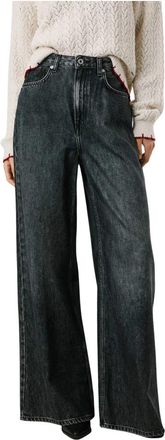 Pepe Jeans London Pantal&oacute;n Jaimy - Dames - Loose Fit Jeans - Blauw - W27 - Katoen - Jeans