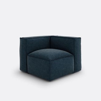 La Redoute Interieurs Modulaire hoek in getextureerd fluweel, Seven