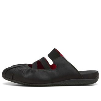 Puma (WMNS) PUMA Speedcat Mule Satin Black Red 409911-02