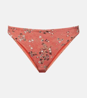 Isabel Marant Slip bikini Saly con stampa