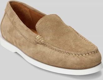 Polo Ralph Lauren Loafer aus echtem Rindsleder in Beige, Gr&ouml;&szlig;e 40