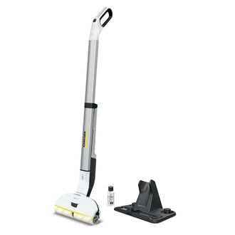 Karcher K&auml;rcher Ewm 2 Aspiradora Escoba Bater&iacute;a H&uacute;medo Negro, Blanco, Amarillo 2,5 Ah