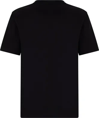 HUGO BOSS Mens T-Shirt Short-Sleeve Cotton Black T-Shirts And Polos