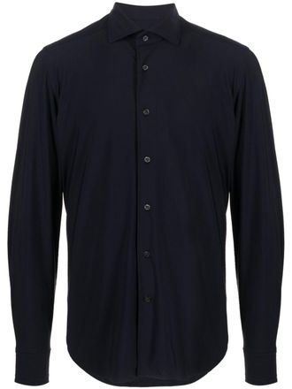 Corneliani Camicia con colletto ampio - Blu