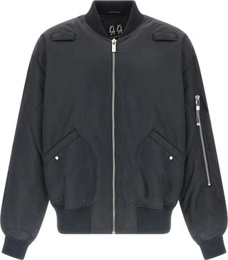 44 Label Group Profiler Bomber Jacket - Heren - Bomber jackets - Zwart - L - Polyester - Jassen