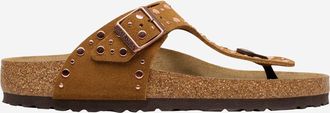 Birkenstock Sandali Birkenstock Gizeh Rivet In Pelle Scamosciata