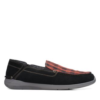 Clarks Gorwin Step in Black Suede