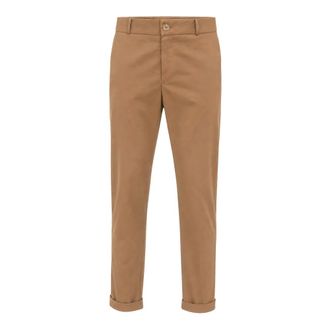Imperial Cropped Trousers, female, Brown, M, Pantalone