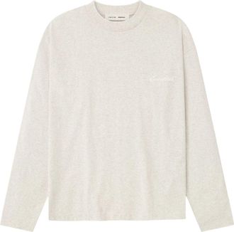 Fear of God Embroidered Classic Long Sleeve T-Shirt Oatmeal Heather 125HO254202F