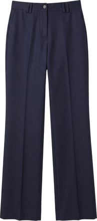 Alessia Santi Rechte broek - Dames - Straight fit broeken - Blauw - M - Broeken