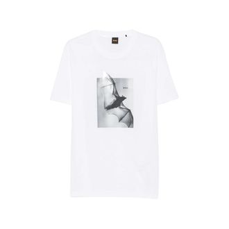 HUGO BOSS Bat-print T-shirt