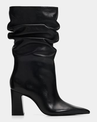 Schutz Harriet 90MM Leather Boots