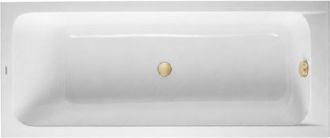 Duravit Ba&ntilde;era Recta 170 X 70 Duravit D-code Acr&iacute;lico Con Desag&uuml;e En El Centro + Desag&uuml;e Dorado