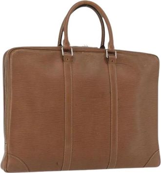 Louis Vuitton Pre-owned Handbags, female, Brown, Size: ONE SIZE Pre-owned Porte-Documents Voyage Business Bag