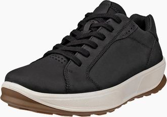 Ecco Mens ECCO Mens Byway 2.0 Oil Nubuck Leather Trainers - Black - Size: 10.5/11